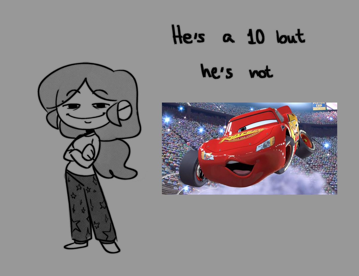 moritalamora's tweet photo. sabían q en este tiempo q me morí me obsesioné bien feo con el Rayo McQueen al punto de hacerme una carsona??????

Alejen a sus autos de mi https://t.co/z57AjWgFUS