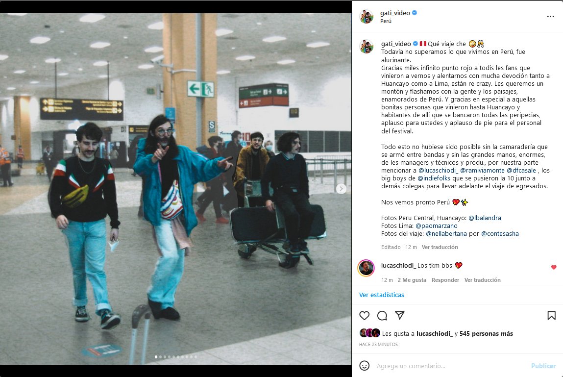 te amamos Perú 💖

instagram.com/p/ChTDYZ8JXG7/