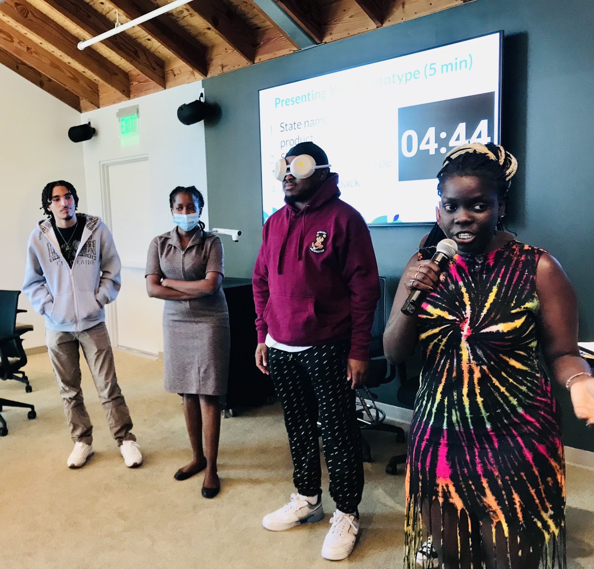 doctorbiag's tweet photo. Our @alueducation & @collegetrack #SiliconValleyProgram22 superstars continued to work on their emerging ventures. Today's challenge was to create prototypes of their products, devices, & services to get user feedback. #designthinking #entrepreneurship @CarnegieFdn https://t.co/BYYBwsOrt2