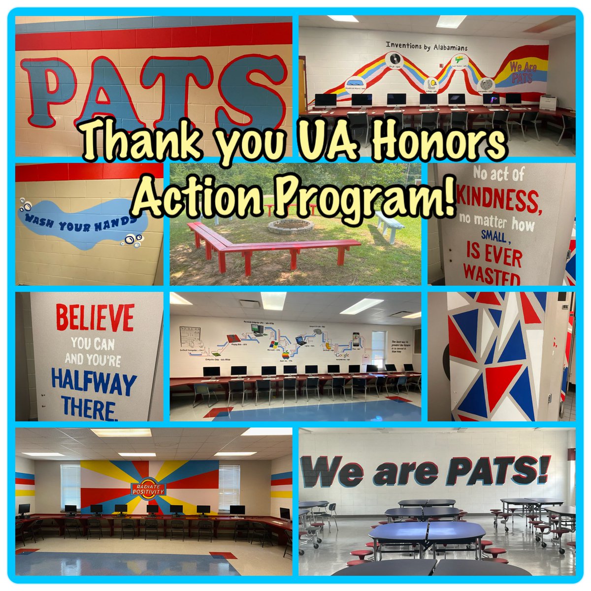 hillcrestmspats's tweet photo. Thank you @UAHonors Action Program for adding creativity to our campus. These projects turned out amazing! https://t.co/jAZkVd0D0T