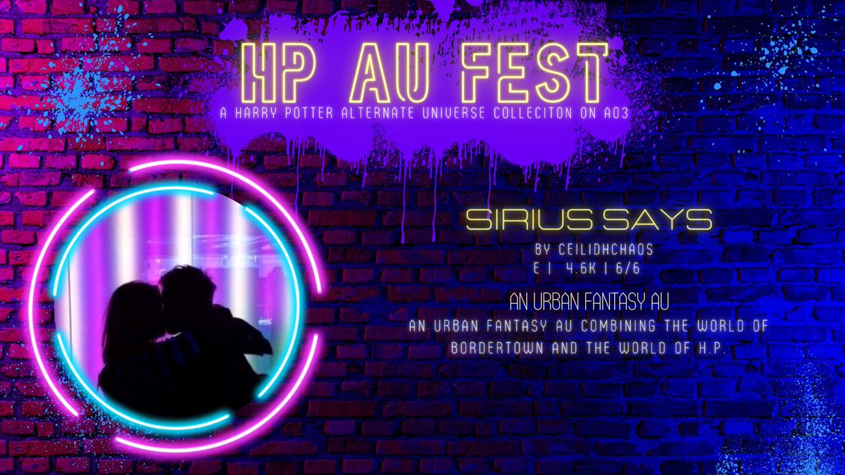 HPAUfest's tweet photo. #HPAUFest REVEALS DAY TWELVE
Sirius Says by @ceilidhchaos 
Find it on AO3 Below!
https://t.co/wkHX8GpcyW https://t.co/29VLP2j8Ix