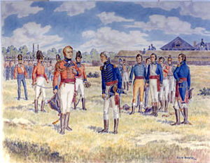 gaelhistory's tweet photo. 16 Aug 1812 - General William Hull surrenders Fort Detroit, Michigan, to a British-Native army, commanded by Major General Isaac Brock, during the War of 1812. #OTD #History #FortDetroit #GeneralBrock #Michigan https://t.co/76bNeLZaju