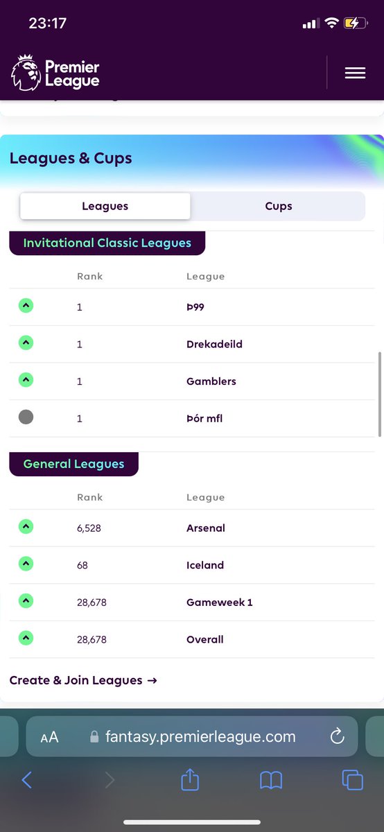 FplBiggi's tweet photo. @Hermannhelgi Hello Hermann
Here is my overall rank, I have 160 points. But the table has not been updated so I should hopefully be higher on the table tomorrow! https://t.co/dDWvw1bmXS