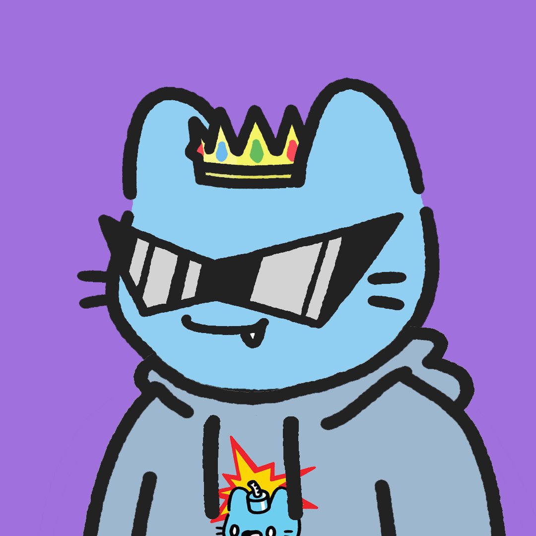 uclart_'s tweet photo. Taking off the frog suit and rocking the Catbomb hoodie this week for the @thehundreds X @coolcatsnft collab ! #wltc #NewProfilePic 

Hit me up if you need one!

h/t @__chidz__ https://t.co/HIB6Nvc9dK