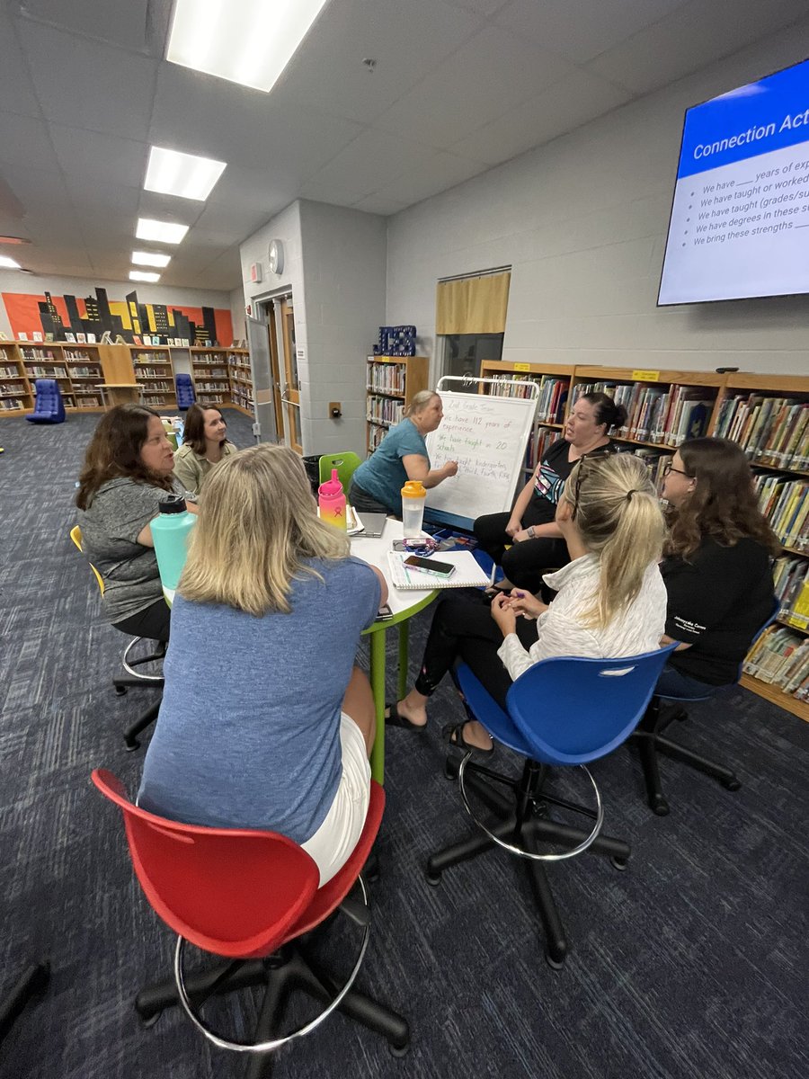 Mrs_Sarah_Kirby's tweet photo. Today was our first staff day! It was great to have everyone back in the building and get excited for the school year! 🤗📚✏️ #jces #oneolentangy https://t.co/WZkJjQrLU6