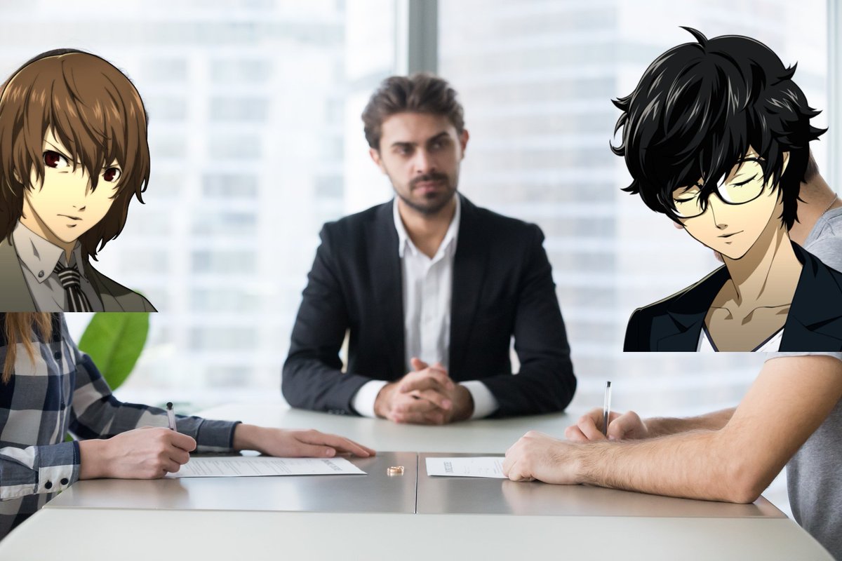 Goro Akechi and Akira Kurusu should not be filing divorce papers!