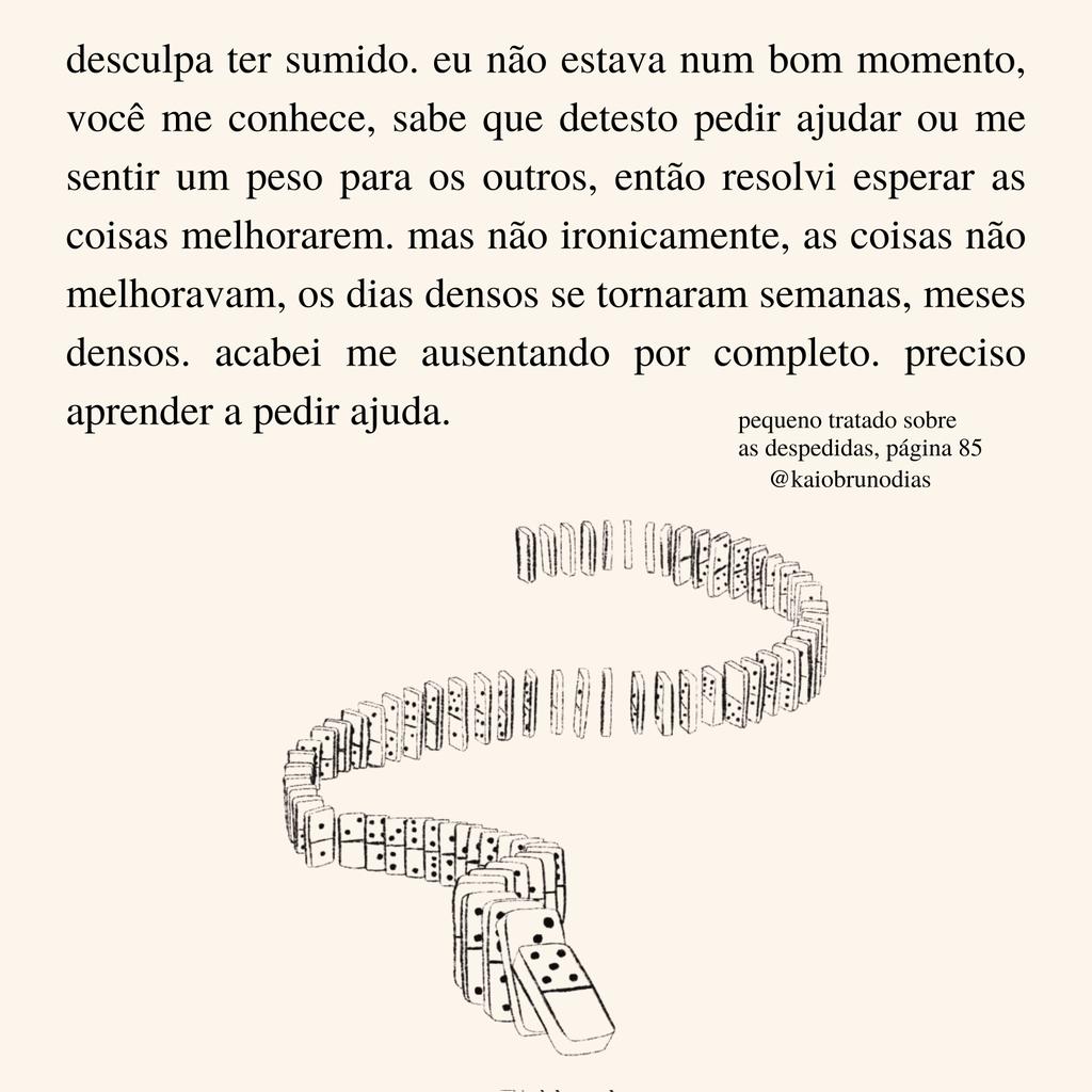 preciso aprender a pedir ajuda
