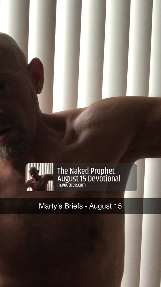 mattymatica's tweet photo. Matty's Briefs - August 15
Isaiah 20, the naked prophet
Isaiah 56, honoring the sabbath
Isaiah 57:3, sorcerers, adulterers and prostitutes.
https://t.co/klvqEJX8Ue
#Bible #Devotional #WinstonSalem #WSNC #MyWS #NakedProphet #MensHealth #Health #wellness #Wellbeing #fitness #fit https://t.co/OOMEJNzT54