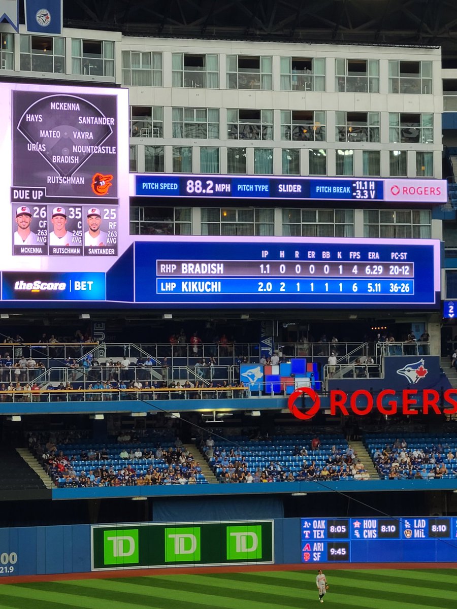 Gryph_Wease's tweet photo. @Wilnerness can you help us out. We are at the game and can't figure out the pitch break stat. All of our theories have been proven wrong thus far https://t.co/2xCNPegSvv