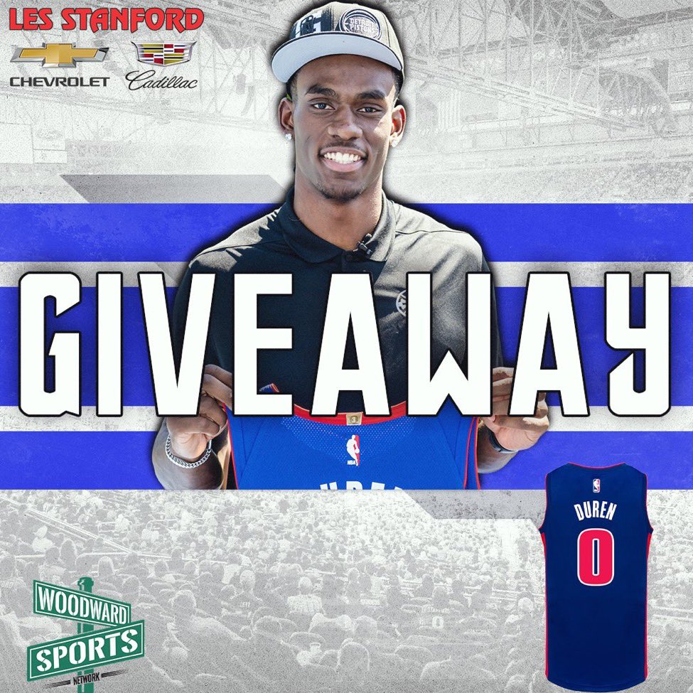 woodwardsports's tweet photo. 🚨Detroit Pistons Giveaway🚨

We are giving a Jalen Duren jersey to ONE lucky winner! All you have to do to enter:

- Like this Tweet
- Retweet this Tweet
- Follow @woodwardsports 

*Winner will be selected Friday* https://t.co/dmZoeiBksQ