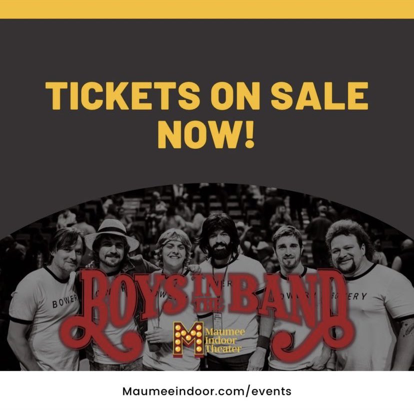 DividedSkyEnt's tweet photo. The incredible @BoysInTheBandAL tribute will be at the @maumeeindoor theater this Friday, Aug. 19th! Tix available at https://t.co/AlGQeO8IEQ #AlabamaTribute #BoysintheBand #maumee #maumeeoh #maumeeohio #toledo #nwohio #northwestohio #ohio #ohiomusic #ohiolivemusic #419music https://t.co/9q40TzwV7W