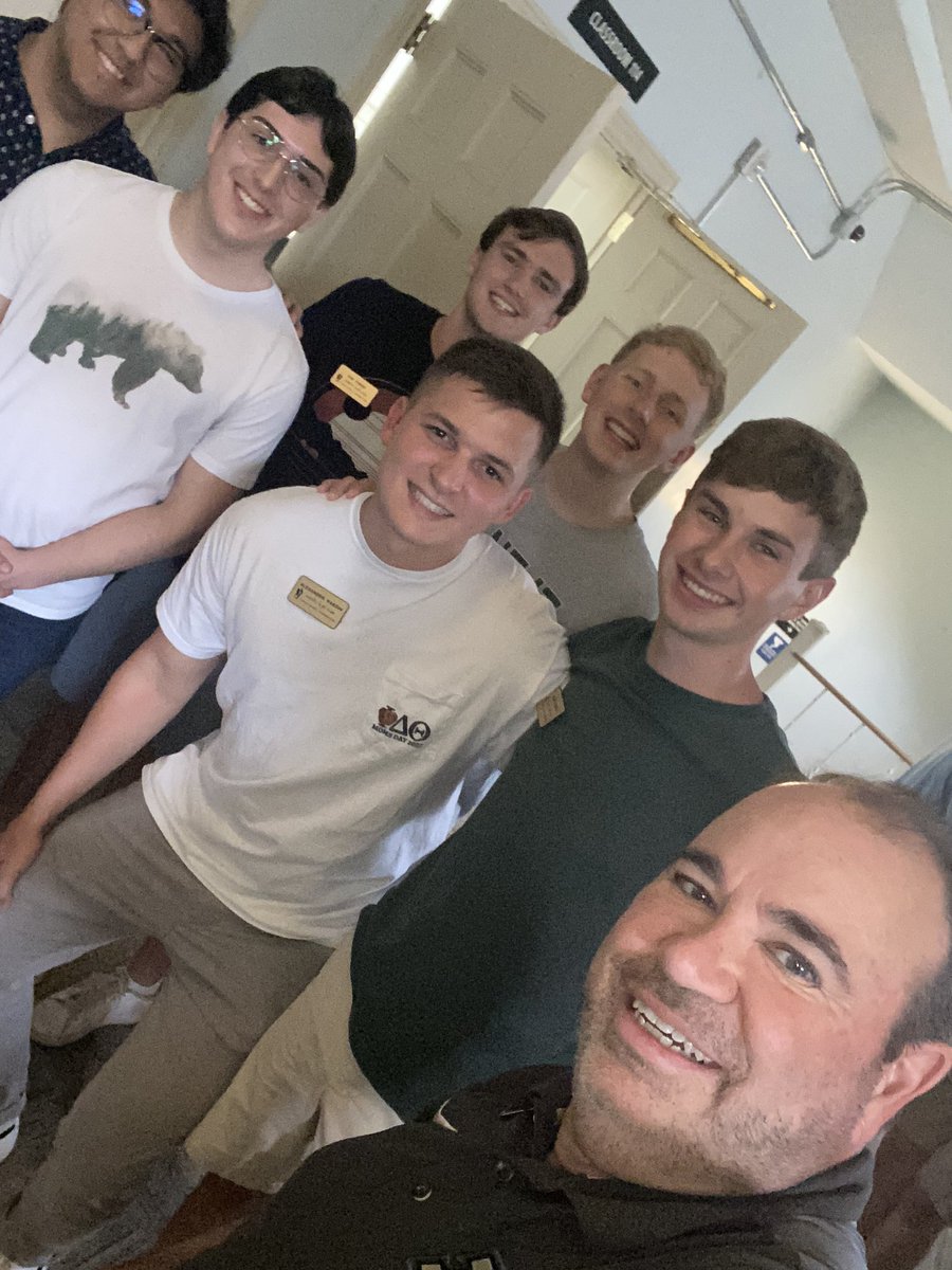 DeanEricBarker's tweet photo. Got to hang with some of the @PurduePMO Purdue Varsity Glee Club members tonight! Awesome young men. If you have a chance, be sure to catch a performance this year! #brothersinsong #nextgiantleap https://t.co/13fb6pwFO8