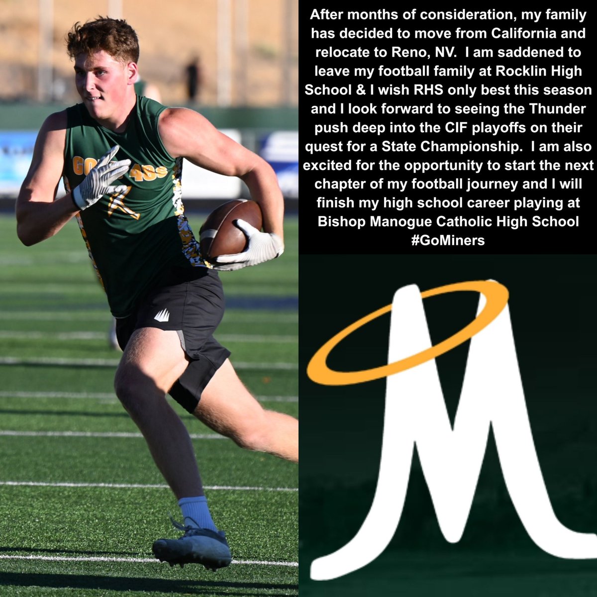 IngmanKristian's tweet photo. New team -- same passion!!! @ManogueFB https://t.co/4zNNO9iffu