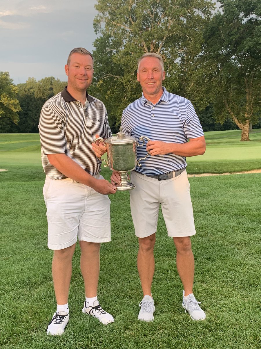 thewpga's tweet photo. Congratulations to Rick Stimmel and Paul Ajak for their victory at the 81st WPGA Four-Ball Championship at Williams Golf and Country Club! They went head-to-head with Carter Pitcairn and Rocco Salvitti in a two-hole playoff to break the tie at 17-under par. Great playing! https://t.co/RFj57bS6yp