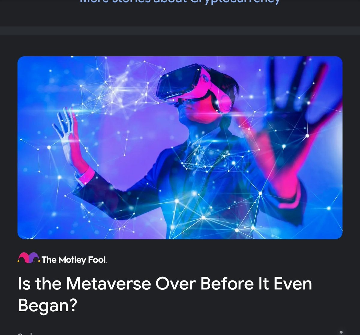 e_kattar's tweet photo. Meta, a story i shared 1 year ago about my opinion towards this extraordinary non-sense everyone jumped over, the truth unfolding now. We need tech to be used nowadays not 10 years or 20 years later where we can engage in the web3 and blockchain efficiently now.

A hybrid stage https://t.co/keq9i9iPb5