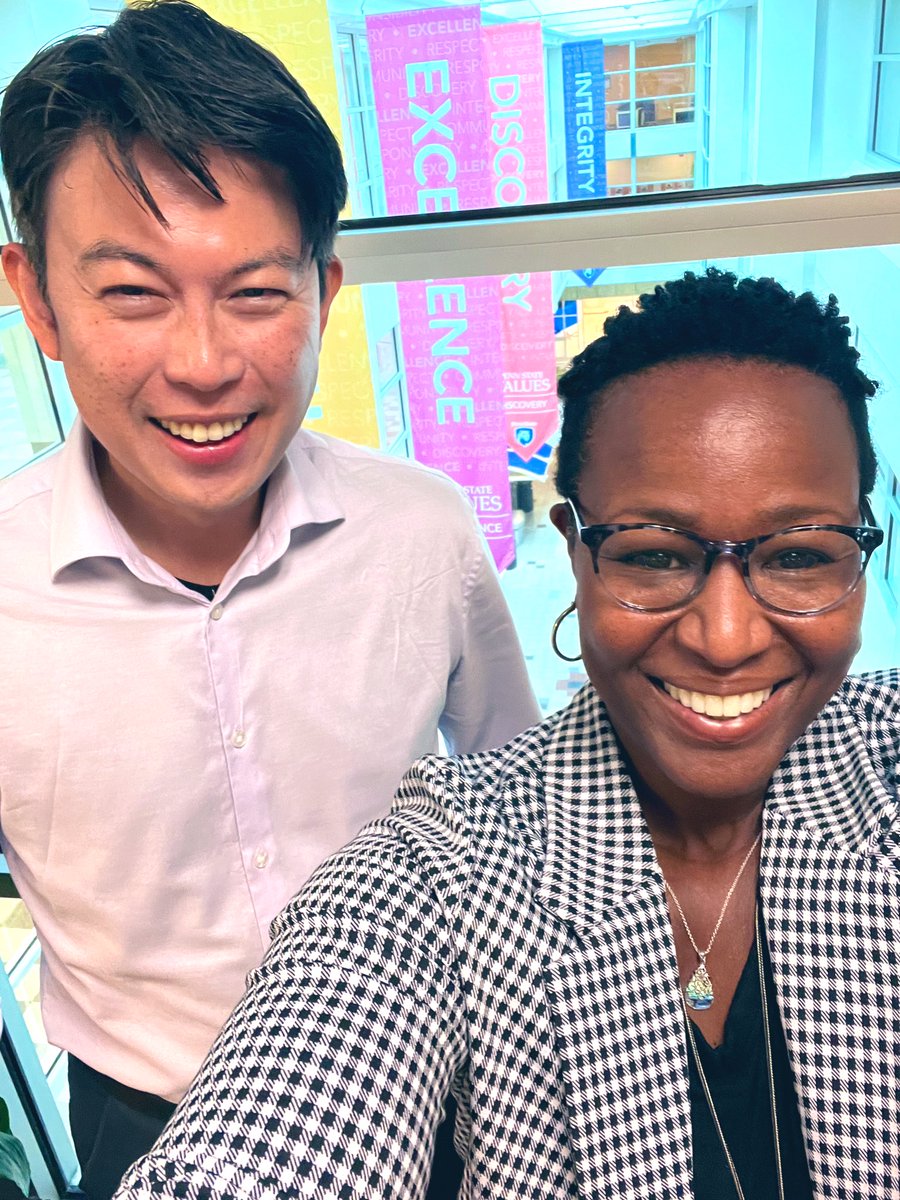 IPProfEvans's tweet photo. Please join me in giving a very warm welcome to my new @DickinsonLaw and @icds_psu Co-Hire colleague, @lawlancer! Our selfie game is on exponential! 😊📸

#practicegreatness #lawproftwitter https://t.co/cnvSa7hCNp