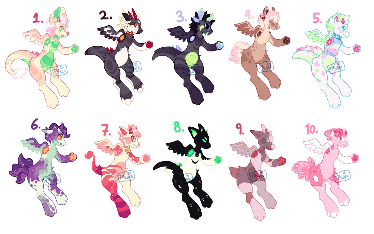 TeaXBee2's tweet photo. Hot and fresh Dutchie adopts!! Feel free to comment here to claim or on DA or FA :> #furryart #adoptables 

--> https://t.co/NyK9BaZk5e
--> https://t.co/24XFToIcGX https://t.co/CSdXkUsxE7