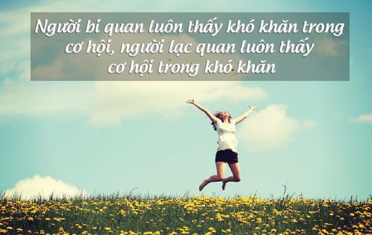 GroupWaha's tweet photo. Người BI QUAN luôn thấy KHÓ KHĂN trong cơ hội, người LẠC QUAN luôn thấy CƠ HỘI trong khó khăn.
XEM THÊM TẠI ĐÂY: https://t.co/NzNHyN58vE
#quotes #quoteshay #haveagoodday #happy #followforfollowback #follow #waha https://t.co/SKIzKAEAfr