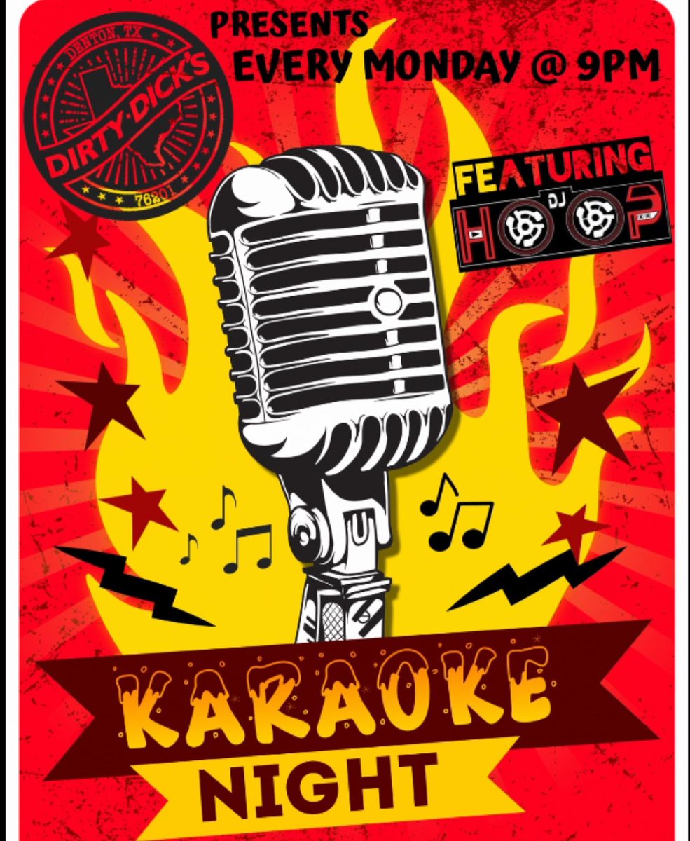 DirtyDicksBar1's tweet photo. come get your sing on!! #karaoke #keepdentonhard @blowflyboy  @Ozzy_903  @JakeMFJones  @Rowe6395 https://t.co/XtT4yAN517