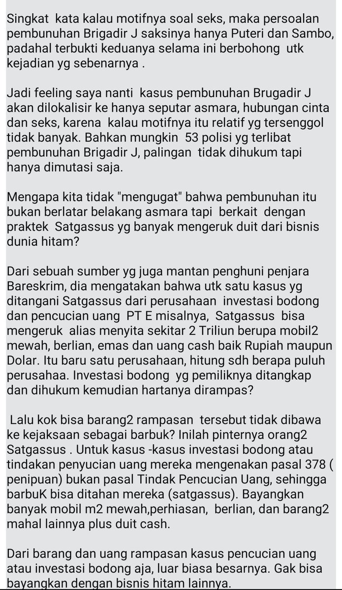 Anjay...ini ceritanya Si Sambo