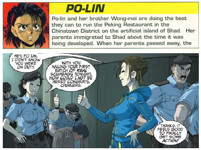 ShotoGamer's tweet photo. Po-Lin (寶玲)  a recurring character name in various #streetfighter licensed media, that appeared in the #streetfighter2 manga &amp; streetfighter comics by Udon Comics but she never been in any single #streetfighter game, not even as a background character. https://t.co/vnxLdZy0Kc