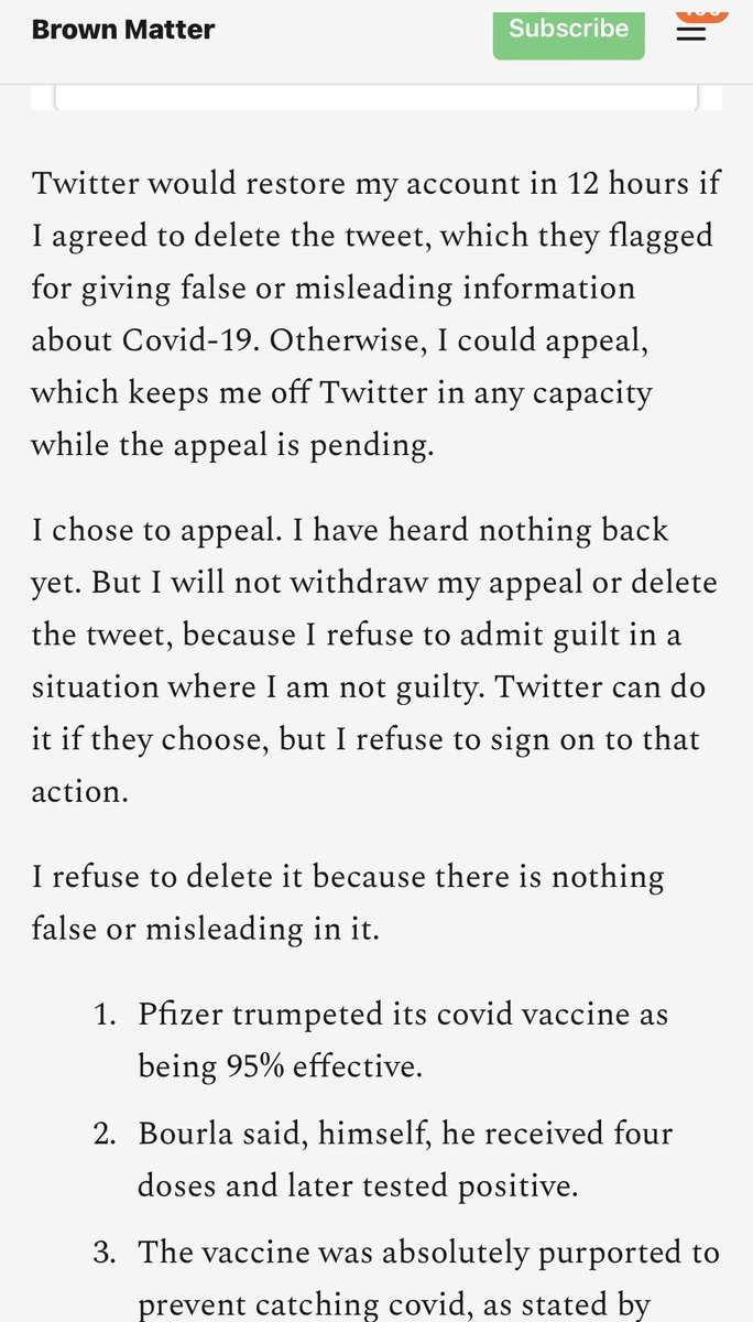 Hey <a href="/twitter/">Twitter</a>: what’s wrong with this Tweet about <a href="/AlbertBourla/">Albert Bourla</a>, aka The World’s (Former) Favorite Veterinarian? 

It is completely factually accurate - every word - and yet you suspended the poster for it.

Do your terms of service mean anything?