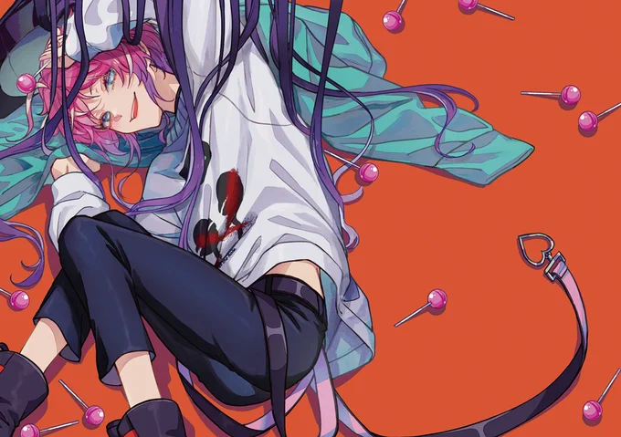 たぶん表紙の絵こんなかんじになります。新刊出るようがんばります。 