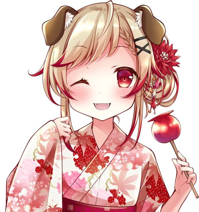 リンゴ飴#あとるい絵 