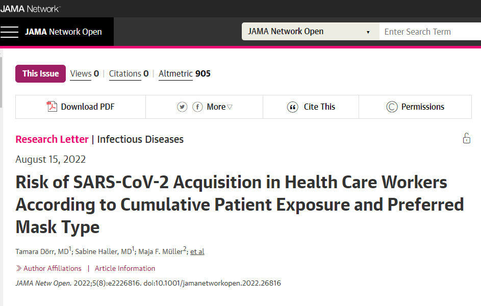 DrSusanOliver1's tweet photo. Who would have thought? Wearing a respirator mask (i.e. N95 or P2) provided better protection against getting Covid than wearing a surgical mask amongst HCPs. Even more surprising, being vaccinated also reduced risk.
https://t.co/gvPS1JeRca https://t.co/6mqSSBNNOt
