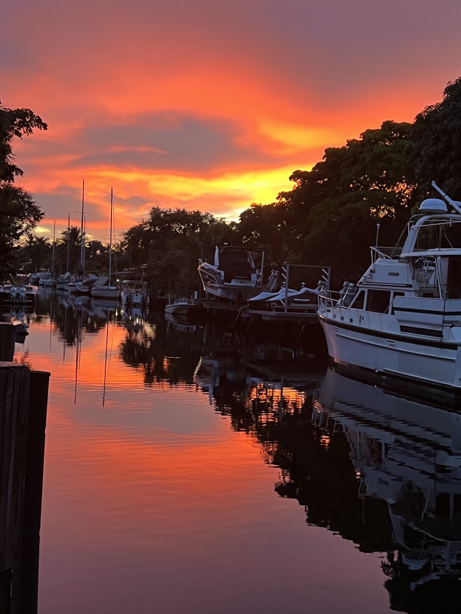 Tonight’s sunset didn’t disappoint