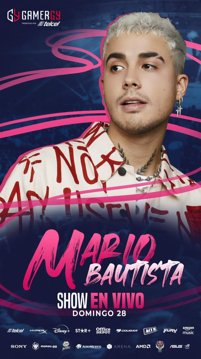 mariobautista_'s tweet photo. Nos vemos este 28 de agosto, nos toca cerrar el evento y la vamos a pasar cabronn!!! 🫂🫶🏻⚡️
Ya tienen sus boletos? 👁
https://t.co/pjoJQsu5xn https://t.co/l2V03rLgGO