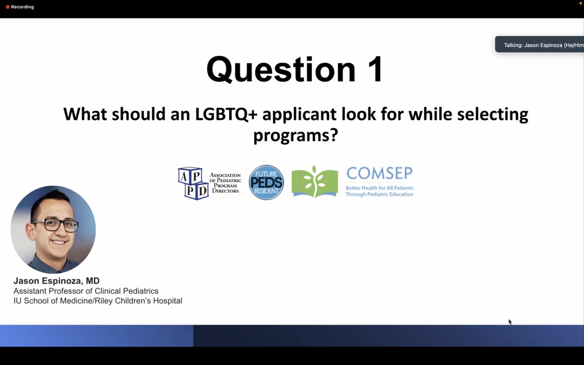 FuturePedsRes's tweet photo. #FPRWebinars
1. Do not restrict yourself to programs at the coasts. Look for places that support the kind of training and experiences you are looking for.
2. Be on the lookout for what kind of events the programs are participating in, including pride parades or equity events. https://t.co/TacPE0IWXM