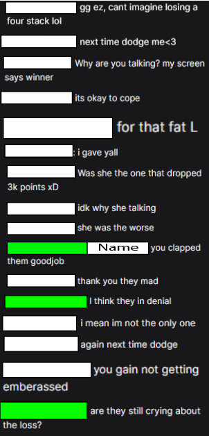 A_Random_N3rd's tweet photo. Monster: Wins the game and comes to talk trash about us losing. 

The 4 idiots who went against him (aka me and a few friendos): "We hope you have a nice day. It was a fun game." https://t.co/iIaK0ooS5K