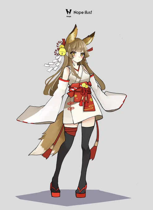 お狐ちゃんリメイク 