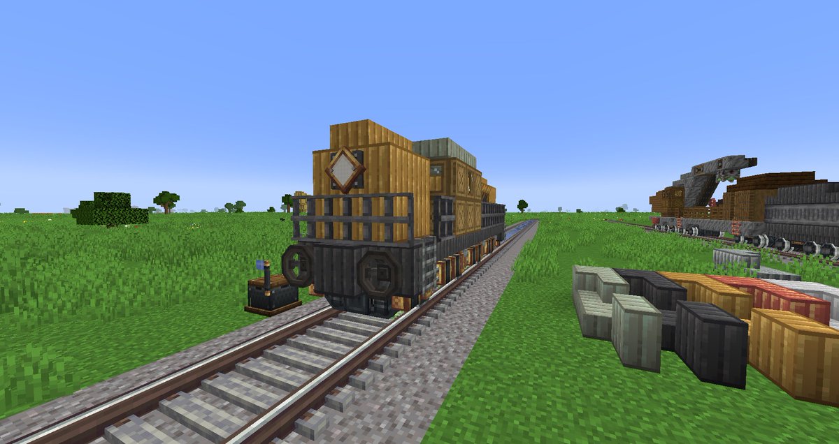 ChewyRailworks's tweet photo. The CRW-2 is a diesel locomotive designed for hauling freight. Despite the narrow clearance, the gangways along its side do provide a working and walking surface. https://t.co/SCyMyNqG4a