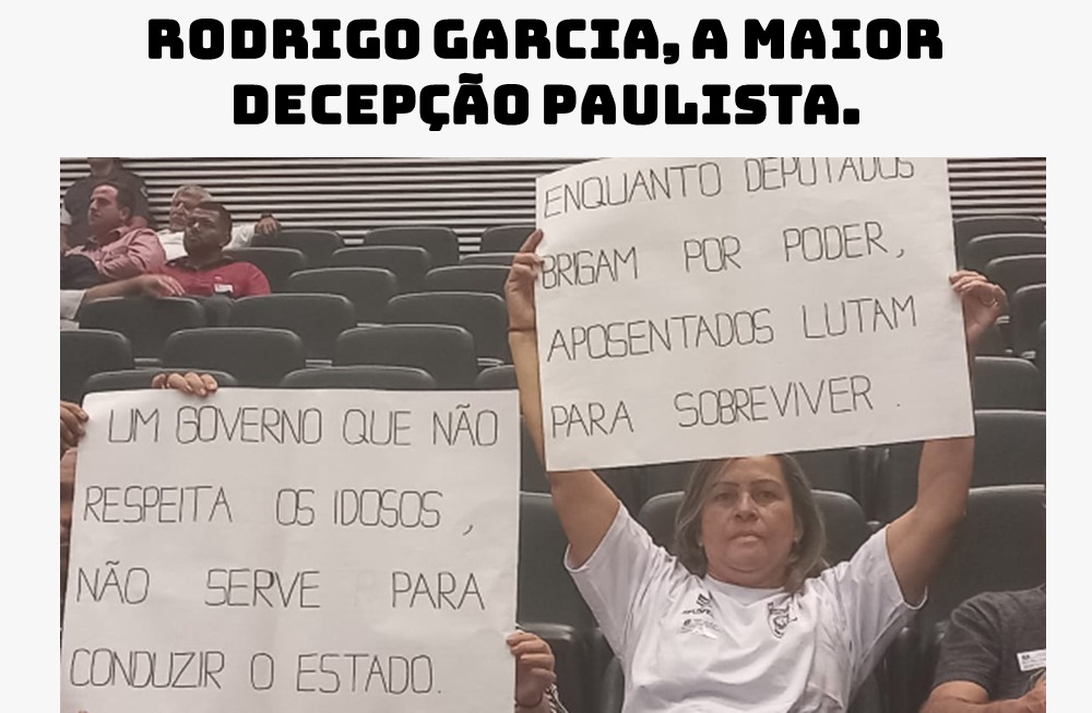 Lazara251658's tweet photo. A falsa solidariedade dos deputados do @PSDB_SP e de @carlaopignatari virá à superfície. Aguardem! 
@AssembleiaSP
@PSDBoficial 
@tarcisiogdf
@Haddad_Fernando
@rodrigogarcia_
#RodrigoGarciaFlopou https://t.co/nEaxdYFFC6