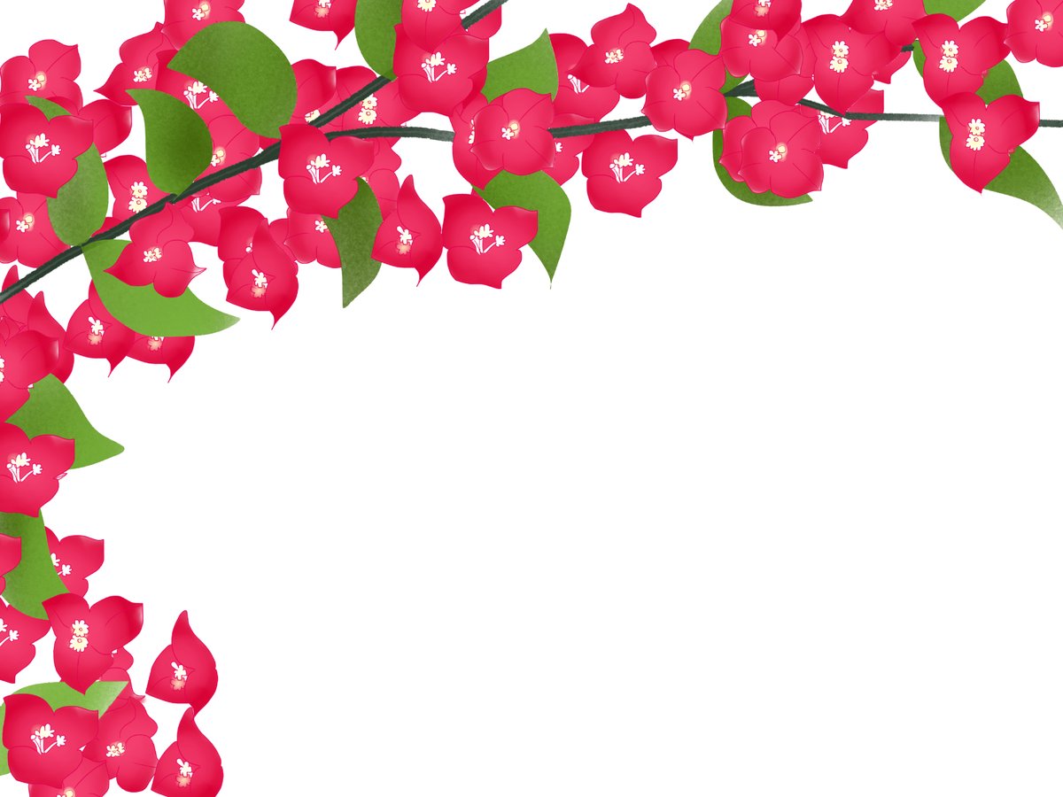「紙細工のようなきれいな花弁です 」|愛ちん（ゆめみ愛）のイラスト