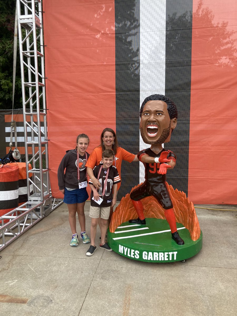 Great time at #BrownsCamp on Sunday! #Browns