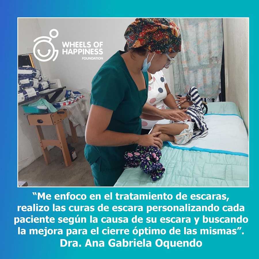 2HappyWheels's tweet photo. Conoce a la Dra. Ana Oquendo, ejemplo de vocación y calidad humana. Ella es quien atiende a las personas con #escaras y #DiscapacidadMotora en nuestra fundación #WheelsOfHappiness en #Venezuela lee aquí https://t.co/tzlXCeXiqh https://t.co/3I2tSCcpkr