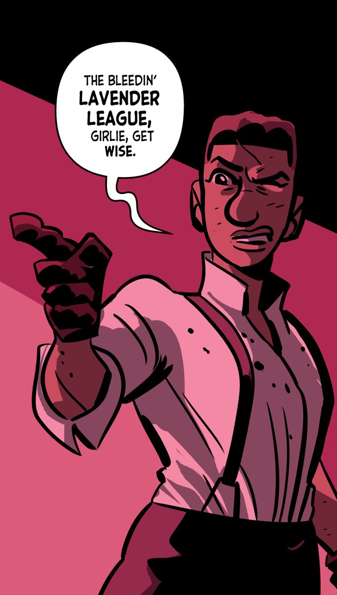 Save the date, friends and foes - LAVENDER JACK returns to Webtoon for its final eleven episodes on SEPTEMBER 19TH! 

🥂⚡️😈⚡️🥂 