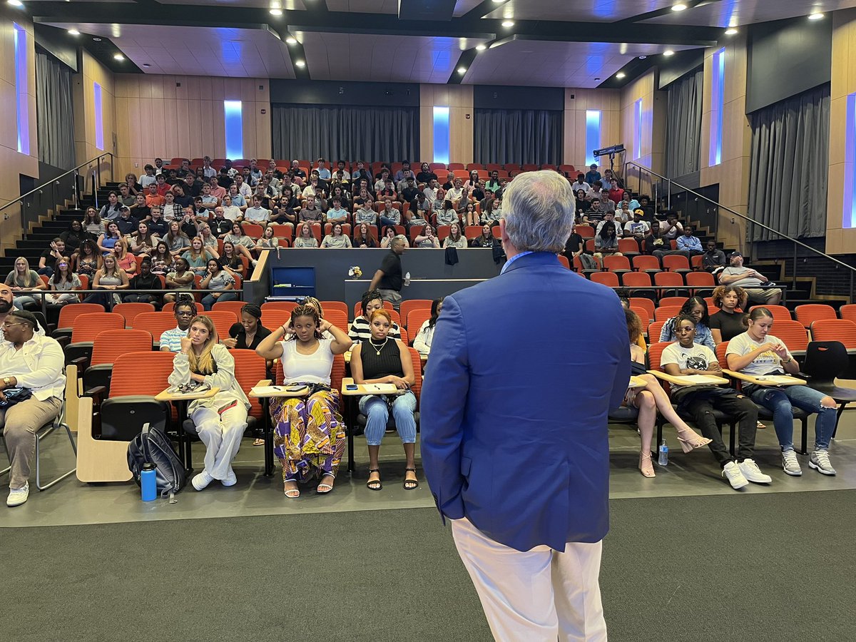 waketechsports's tweet photo. We had a great student-athlete welcome and orientation tonight! Wonderful to have most of our student-athletes together again. Looking forward to a great year! 🦅⬆️ #FINISH #WTEagles https://t.co/oujyNgiGq2