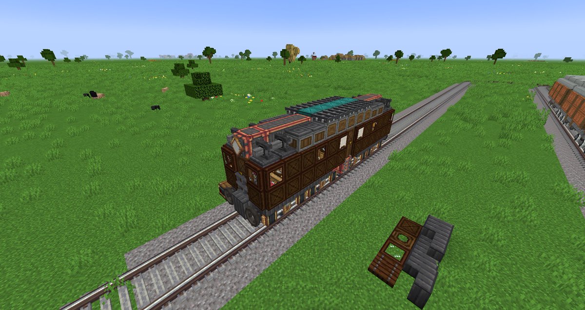 ChewyRailworks's tweet photo. The CRW-9000 was designed with passenger lines in mind. Despite its dated design, the boxcab provides ample room for passengers and engineers alike. https://t.co/omI5Bxv7WO