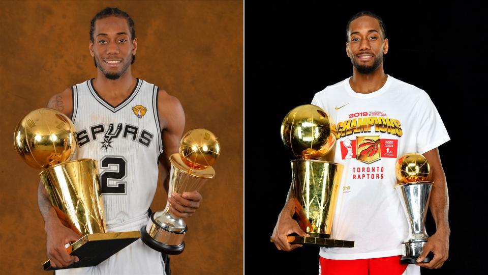 NBAMemes's tweet photo. Kawhi Leonard will forever be known as the man who destroyed 2 of the greatest dynasties in history https://t.co/Pl5EjrxH9i
