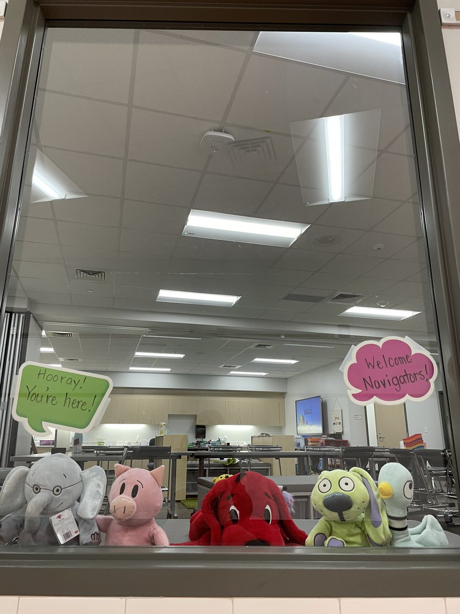 T minus 2 days until <a href="/CarolNorthES/">North Elementary School</a> is open for business- enriching the lives of students, building community and relationships, and having fun! Some old friends are waiting to see our Navigators in the QUEST room.#smartcookies #WeCAN #1LISD <a href="/MoWillems/">Mo Willems</a>