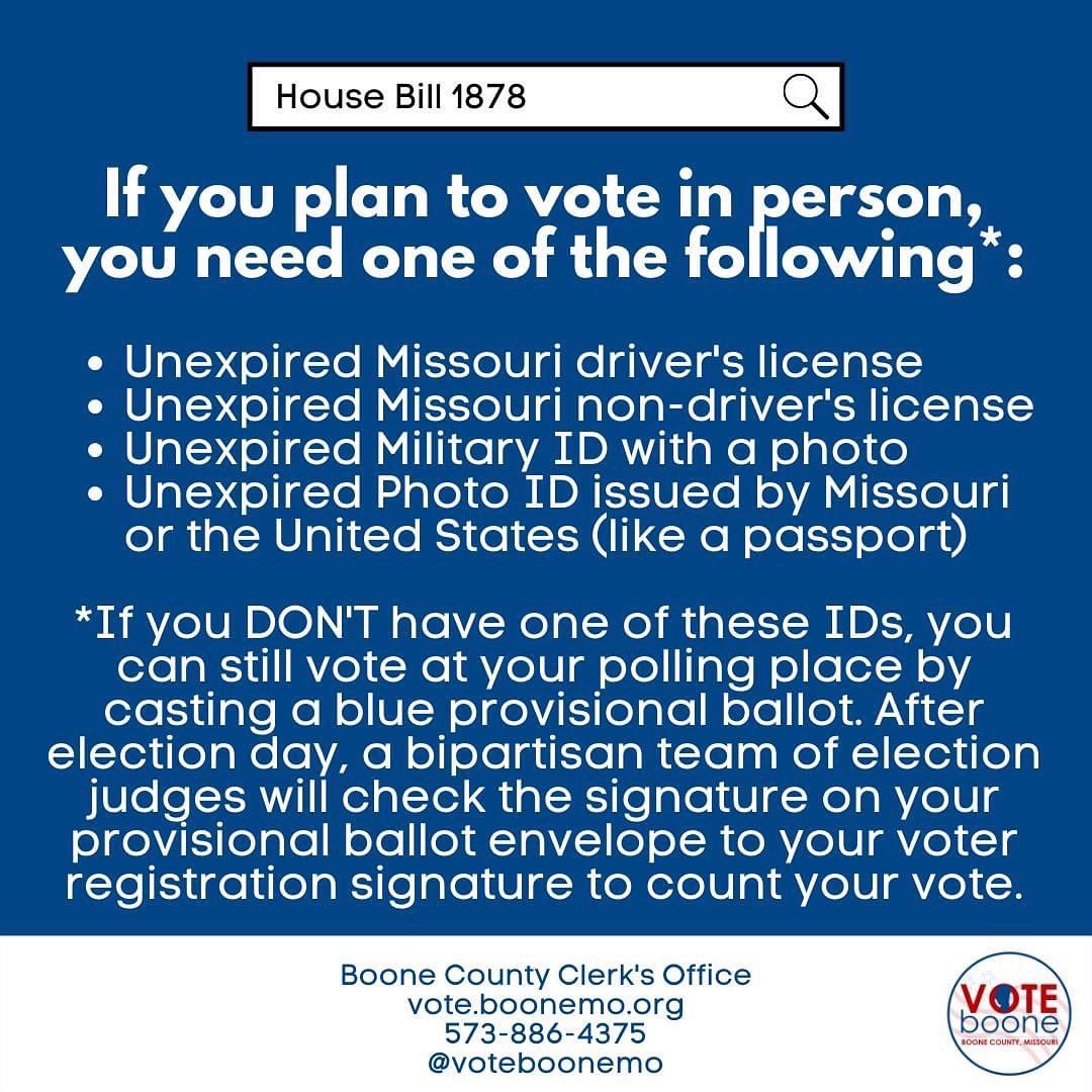 voteboonemo's tweet photo. House Bill 1878 is the new elections law that goes into effect on August 28th. To help you navigate the changes, we've created a series of frequently asked questions that you can share. 🗳 https://t.co/v7MrJF525u