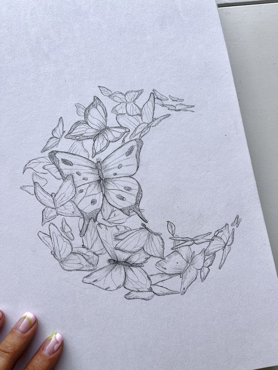 sincerelyart's tweet photo. dreamt about this the other day 🦋🌙 https://t.co/CVwTk7d50Y