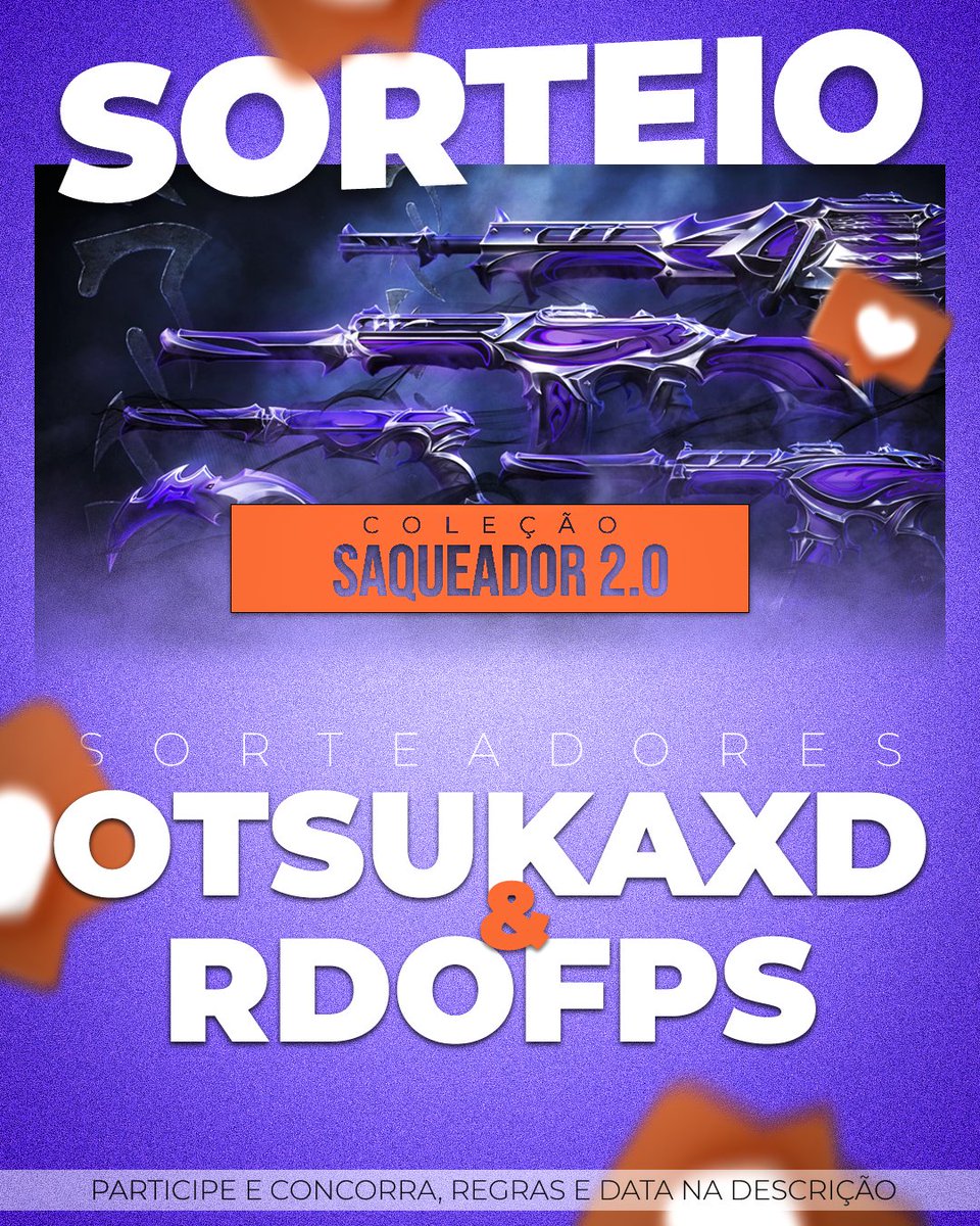 otsukafps's tweet photo. 🚨🚨SORTEIO BRABO ft. .@rdofpss 🚨🚨

Regras: 
1: RT + LIKE NESSE POST
2: SEGUIR EU E O VEINHO RDO
3: MARCAR 2 AMIGOS (n vale famoso/bot/fake)

SORTEIO NA MINHA LIVE DIA 22/08 

Boa sorte p/ geral 🍀 https://t.co/MfD1B769dV