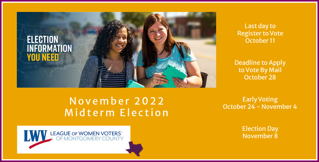 League of Women Voters, Montgomery County TX tweet media
