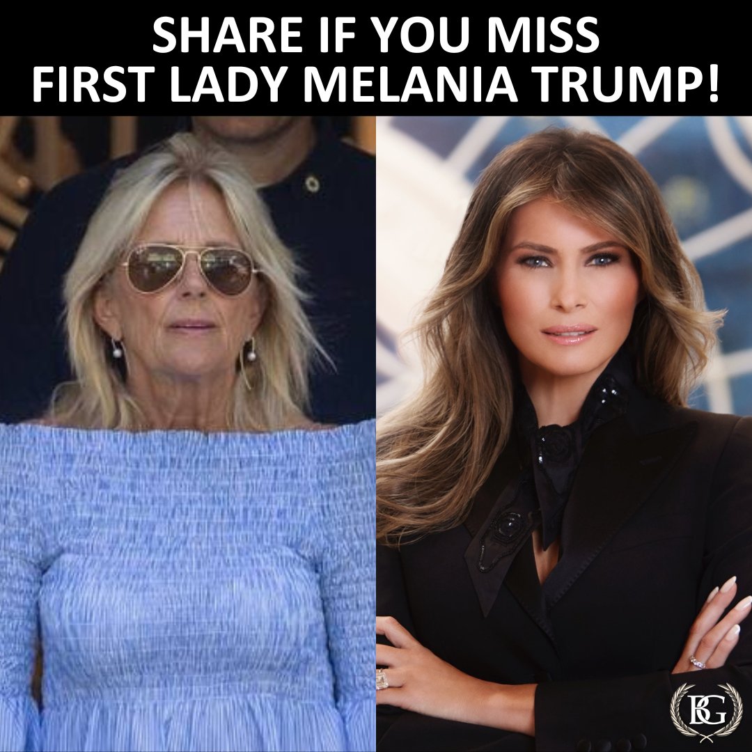 I miss First Lady Melania Trump!