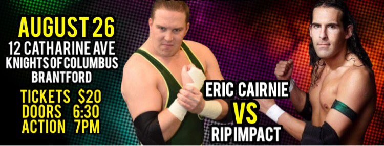 MCWBrantford's tweet photo. Matches 6 and 7 announced for Summer Series Volume 2!!!! #Brantford #BuyInAndMarkOut @EZEEricCairnie @ripimpact @BeaaBeaaxox @Mileywrestler https://t.co/VLzRGHdo5b